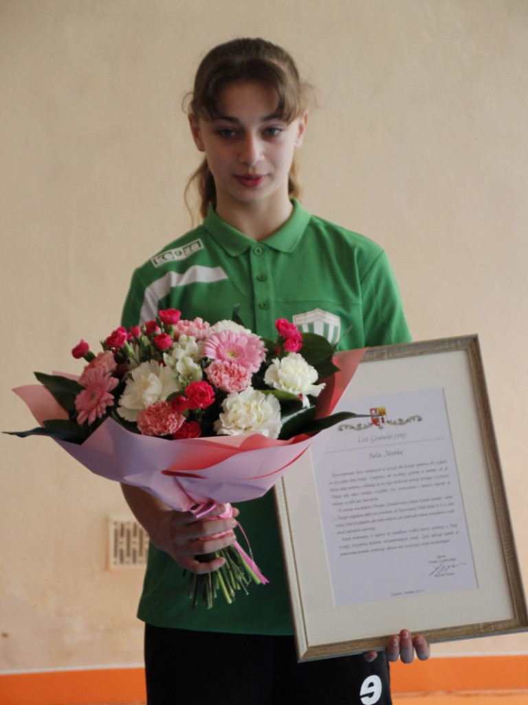 Julia Mońka zbiera kolejne gratulacje
