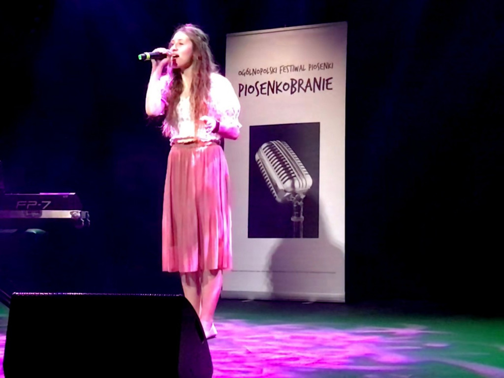 Oliwia Tomaszewska finalistką 29. Ogólnopolskiego Festiwalu Piosenki Polskiej w Opolu
