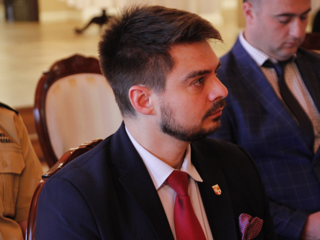 Goście z Gruzji przyglądali się pracy PSP w Żyrardowie