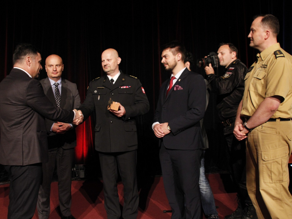 Goście z Gruzji przyglądali się pracy PSP w Żyrardowie