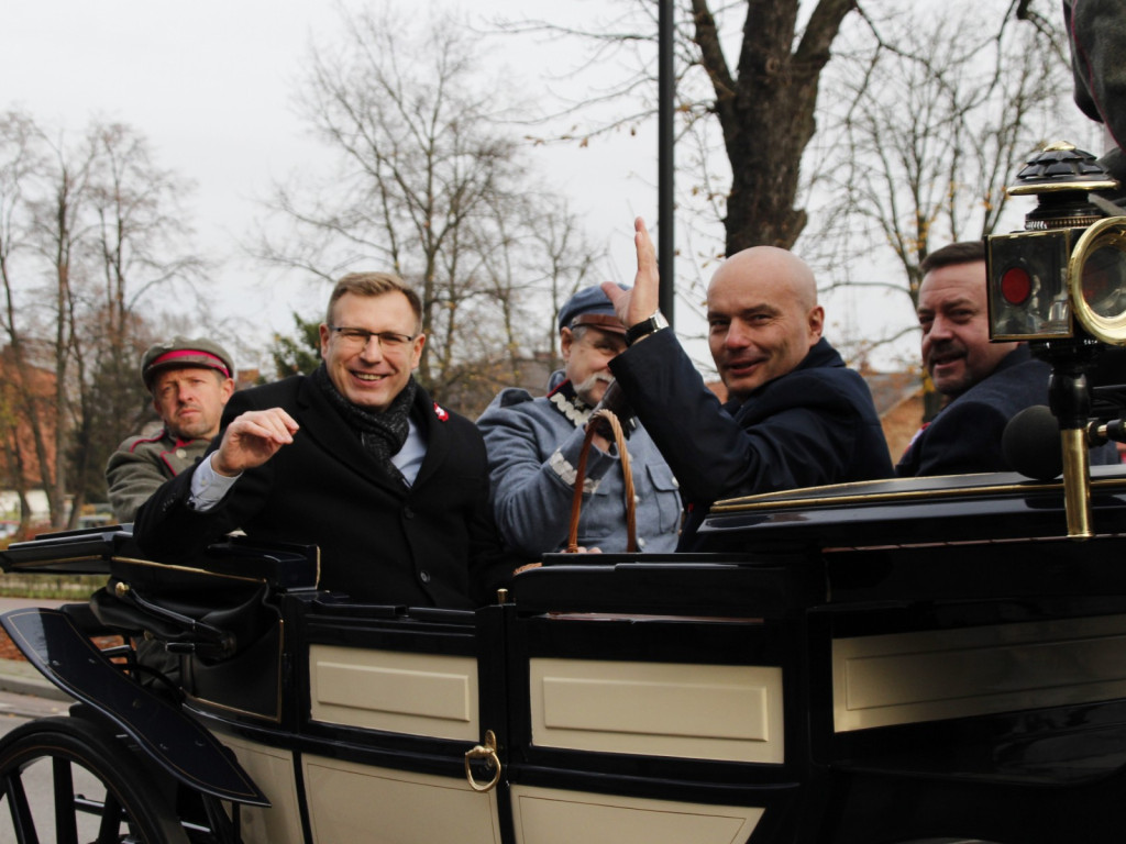 Pomnik Marszałka Piłsudskiego odsłonięty