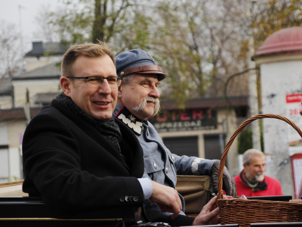 Pomnik Marszałka Piłsudskiego odsłonięty