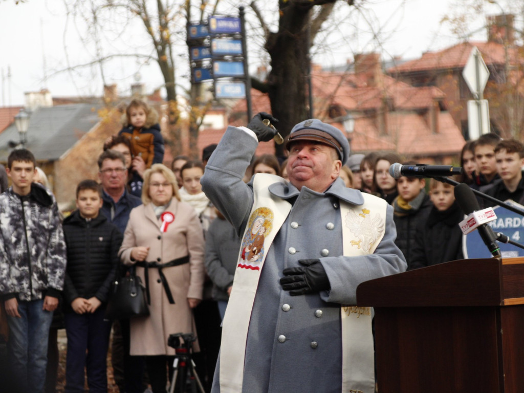 Pomnik Marszałka Piłsudskiego odsłonięty