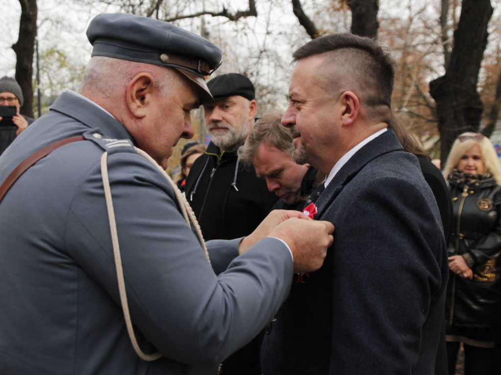 Pomnik Marszałka Piłsudskiego odsłonięty