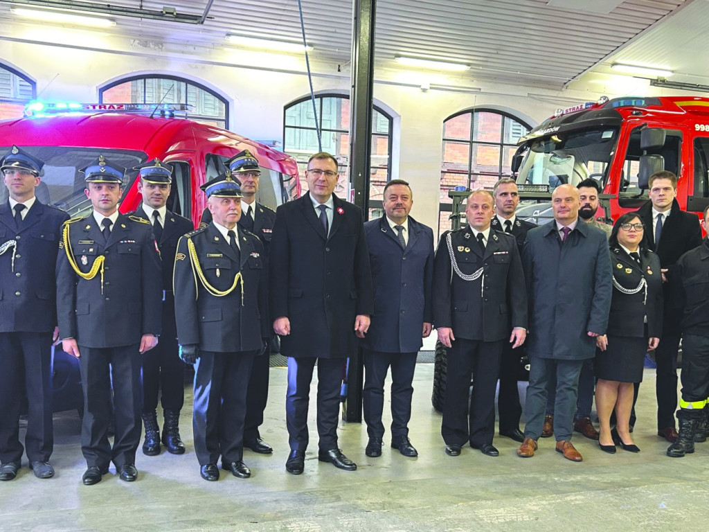 Szczęśliwy - prezentowy poniedziałek dla strażaków