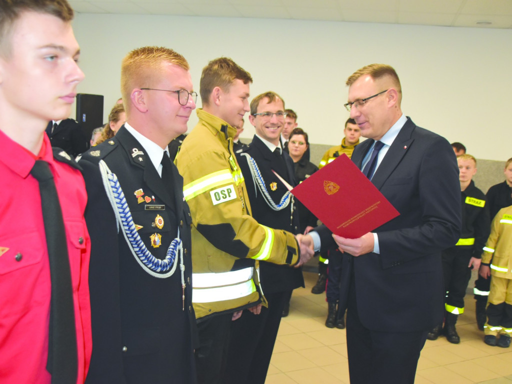 Szczęśliwy - prezentowy poniedziałek dla strażaków