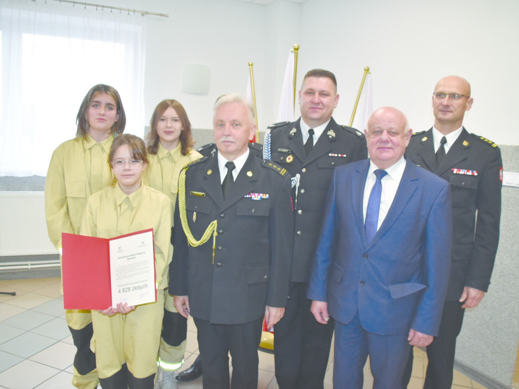 Szczęśliwy - prezentowy poniedziałek dla strażaków