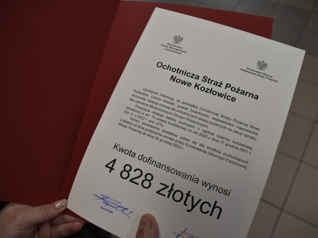 Szczęśliwy - prezentowy poniedziałek dla strażaków