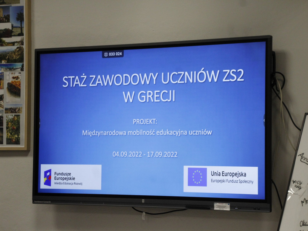 Włókiennik podsumował staż w Grecji