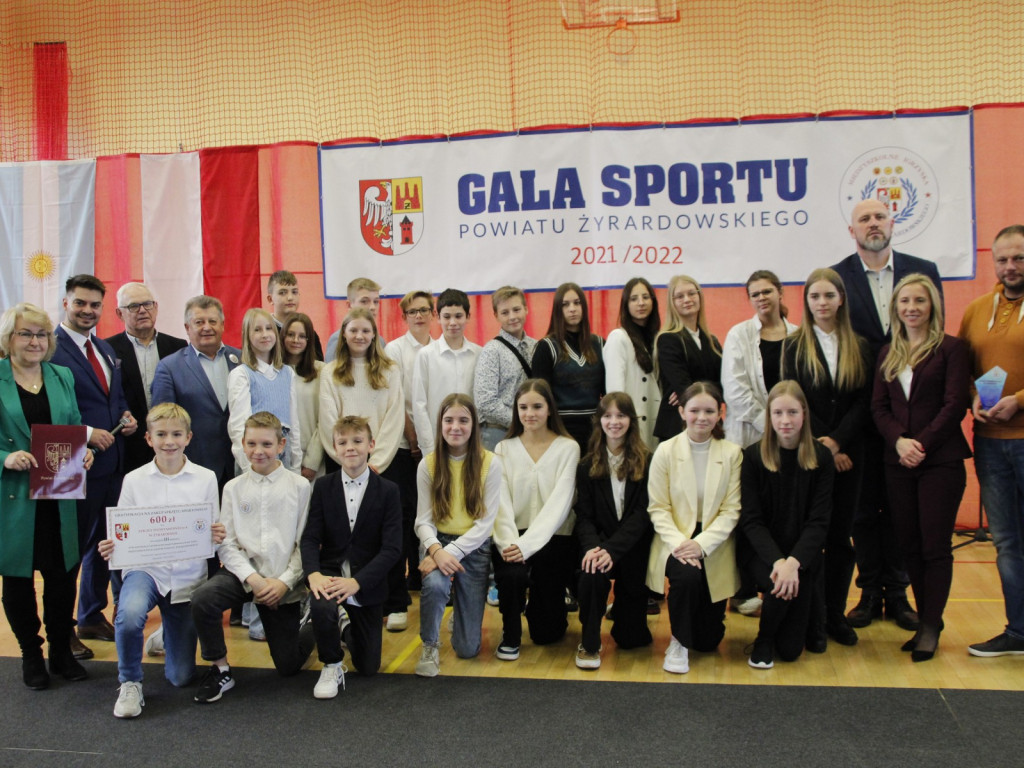 Nagrodzono najlepszych sportowców w powiecie żyrardowskim
