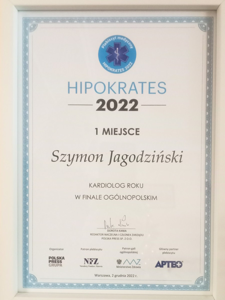 <strong>W Żyrardowie mamy Kardiologa Polski Roku 2022</strong>