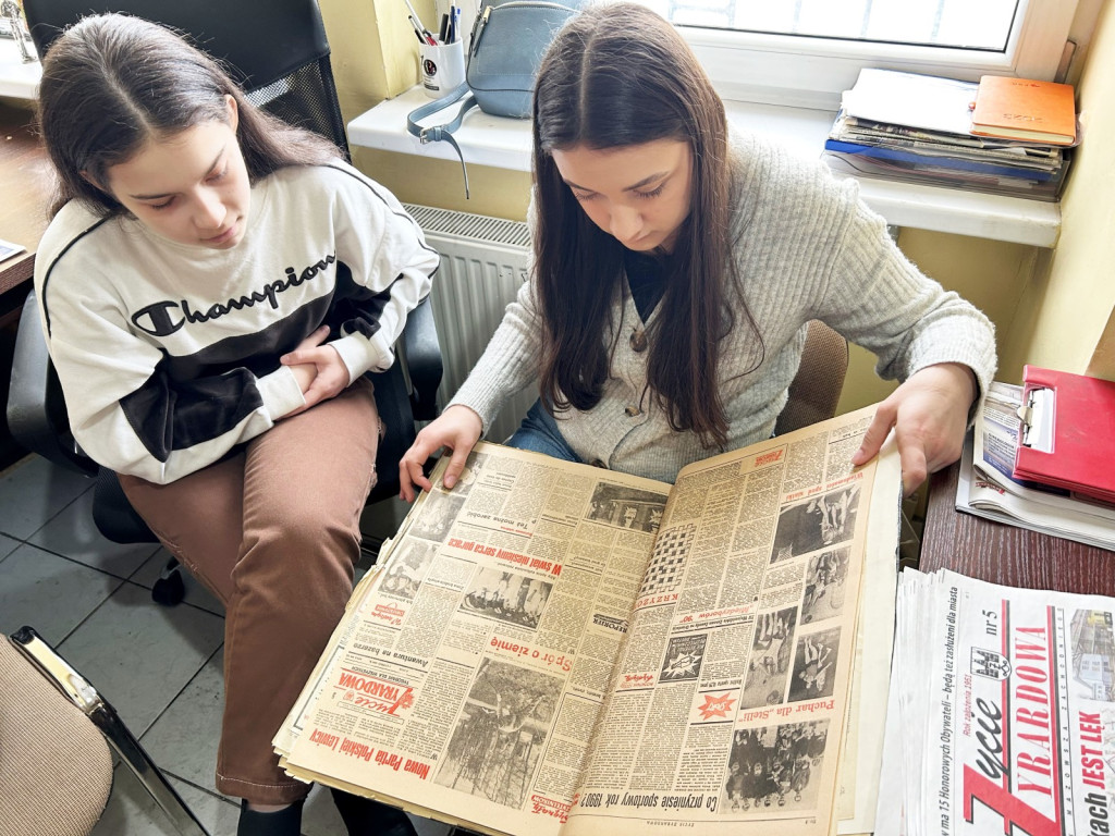 <strong>Adepci dziennikarstwa z Wiskitek w 