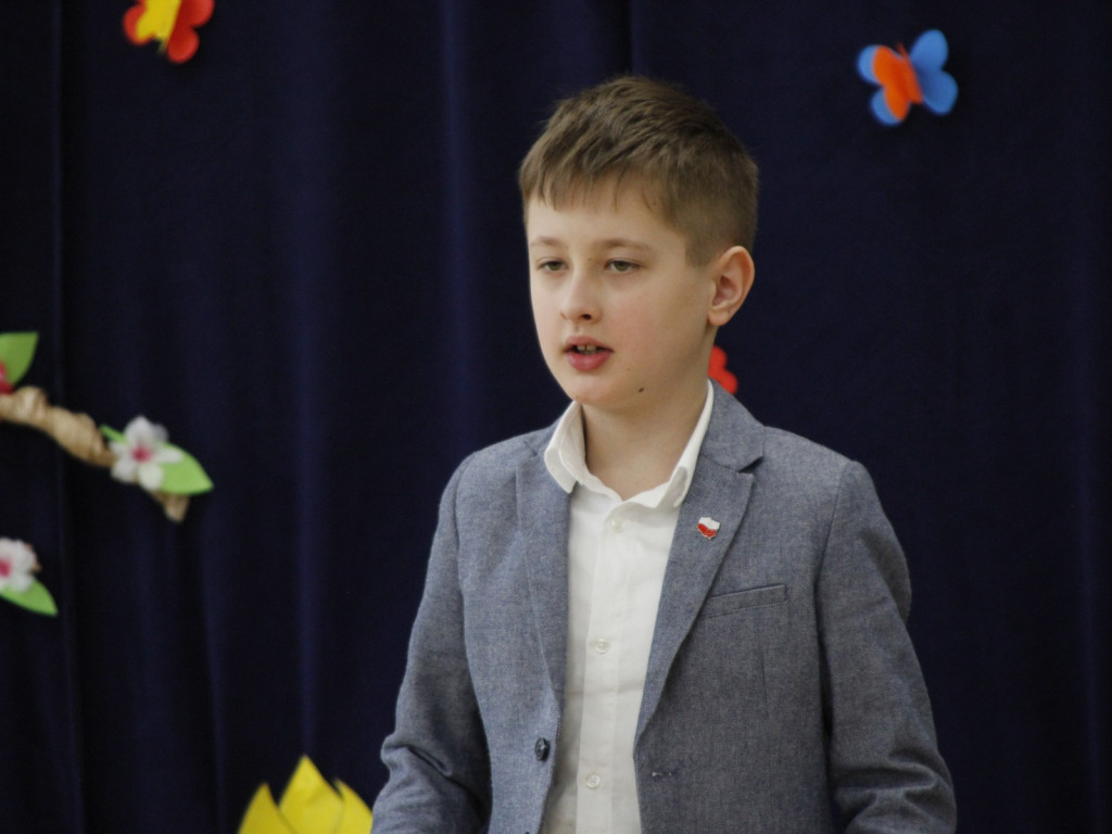 Wyjątkowe wiosenne recytacje klas integracyjnych