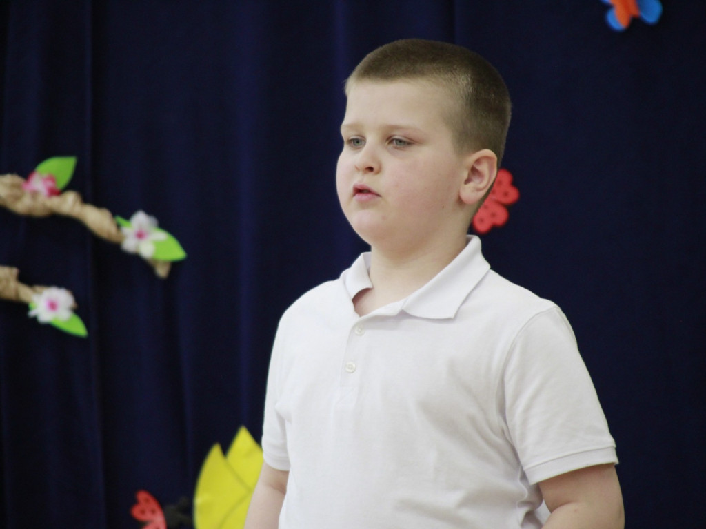 Wyjątkowe wiosenne recytacje klas integracyjnych