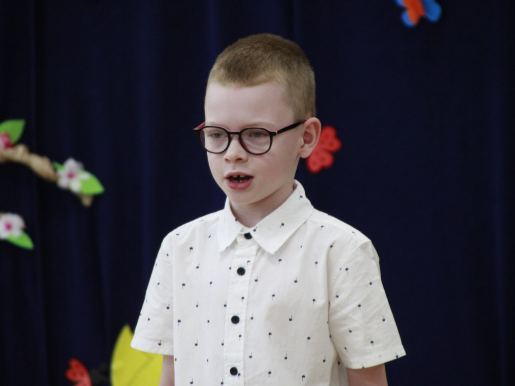 Wyjątkowe wiosenne recytacje klas integracyjnych