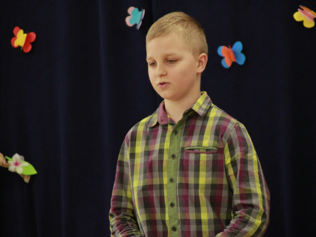 Wyjątkowe wiosenne recytacje klas integracyjnych