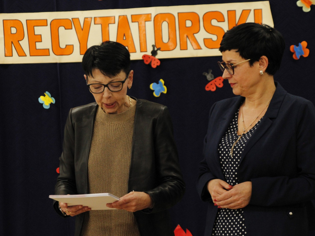 Wyjątkowe wiosenne recytacje klas integracyjnych