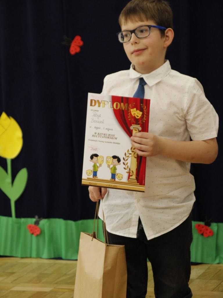 Wyjątkowe wiosenne recytacje klas integracyjnych