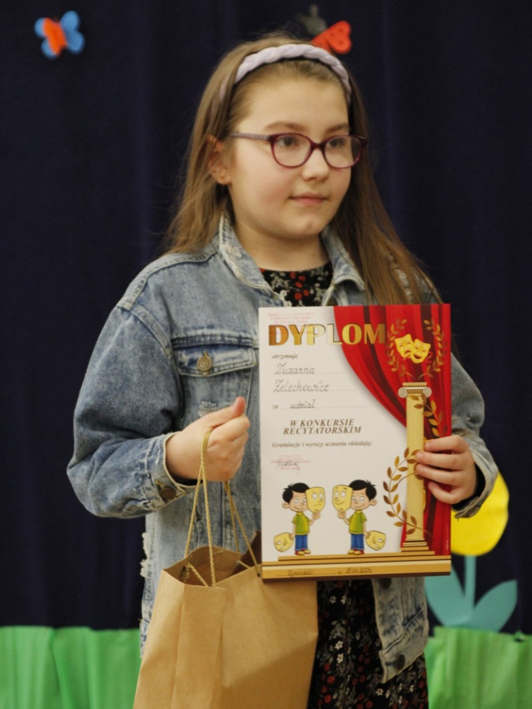 Wyjątkowe wiosenne recytacje klas integracyjnych