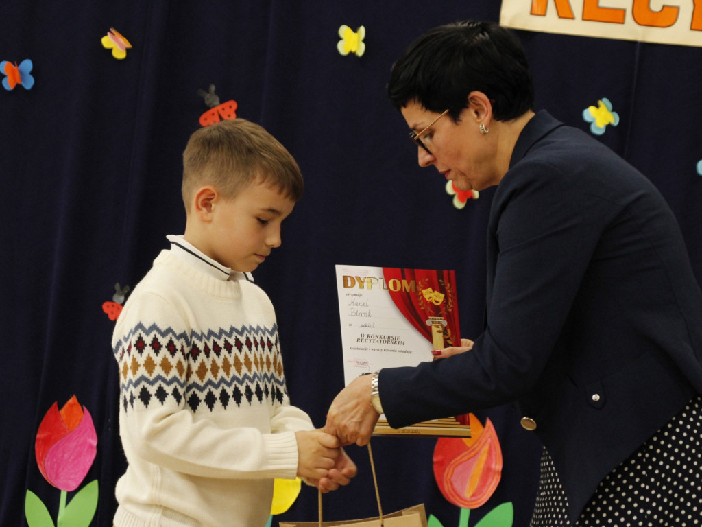 Wyjątkowe wiosenne recytacje klas integracyjnych