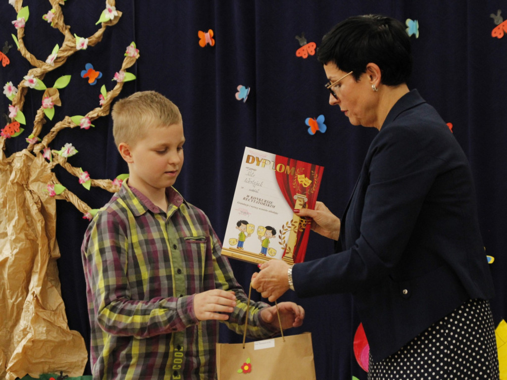 Wyjątkowe wiosenne recytacje klas integracyjnych