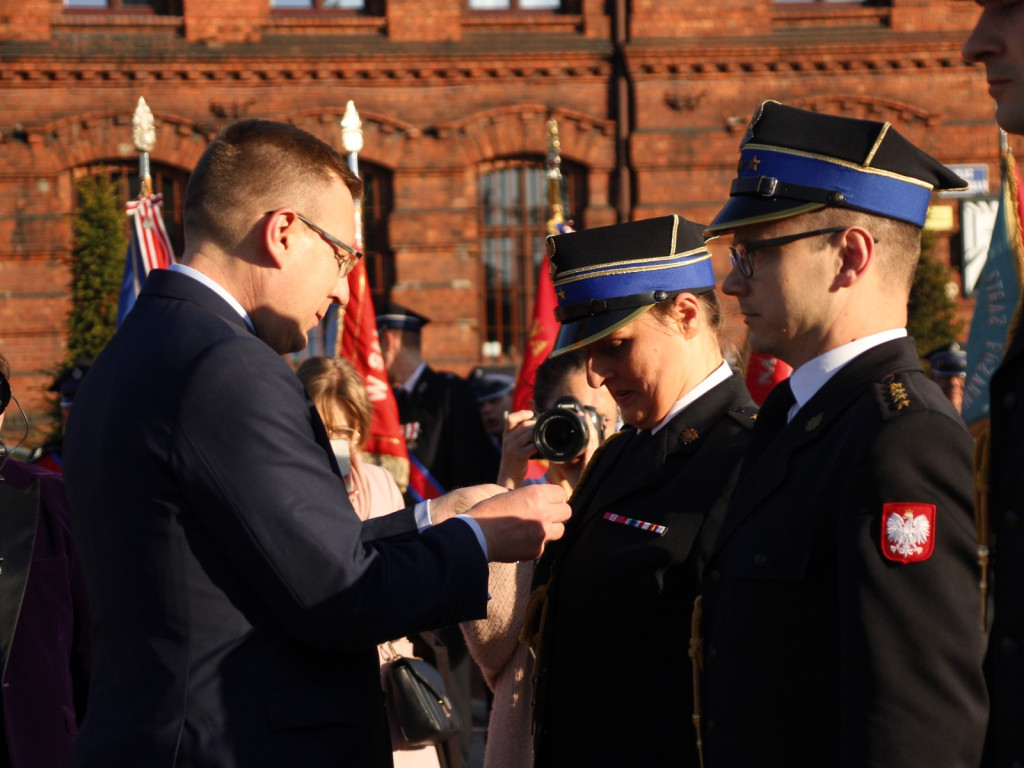 Strażakom podziękowano za służbę i poświęcenie