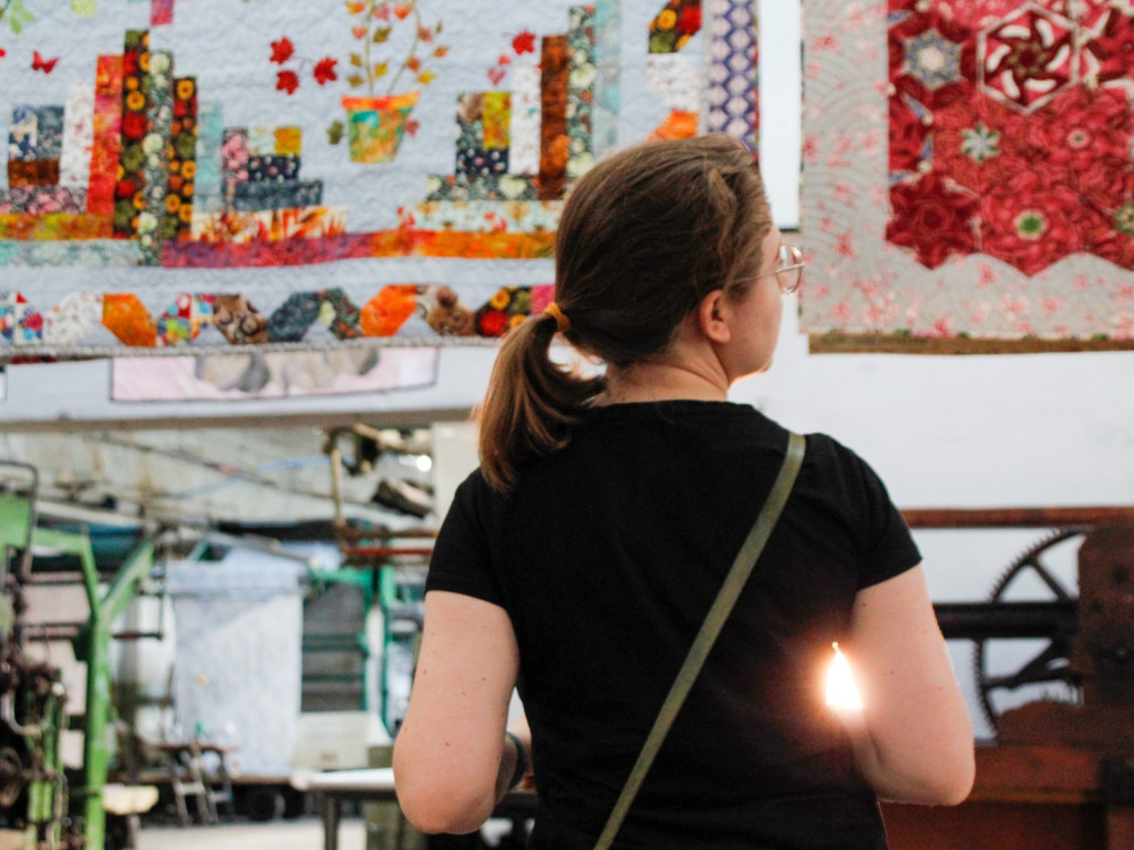 Patchworki i zwiedzanie Muzeum Lniarstwa