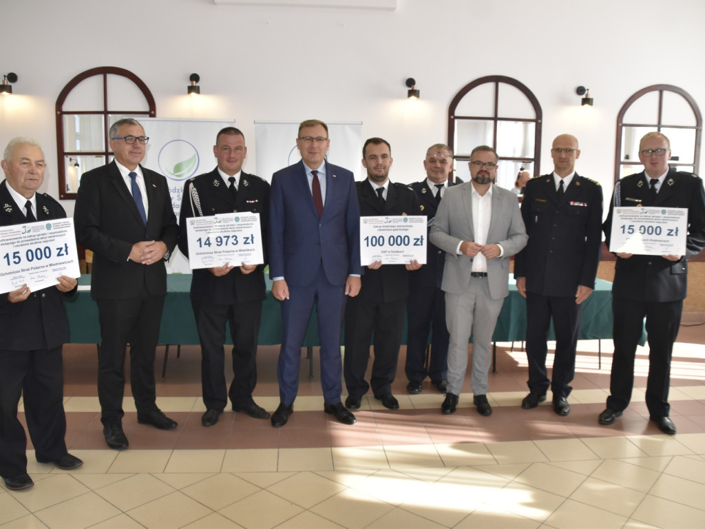 WFOŚiGW wsparł strażaków z powiatu żyrardowskiego