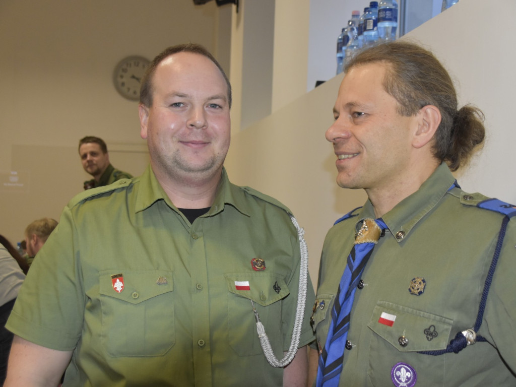Nowi w  ZHP Jaktorów - komendant i władze