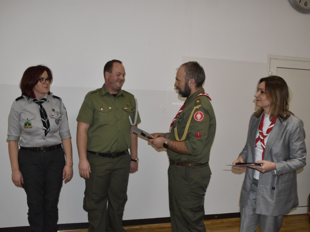 Nowi w  ZHP Jaktorów - komendant i władze