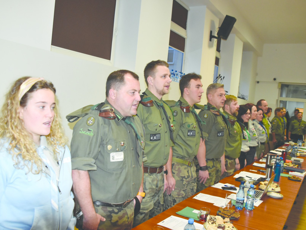 Nowi w  ZHP Jaktorów - komendant i władze