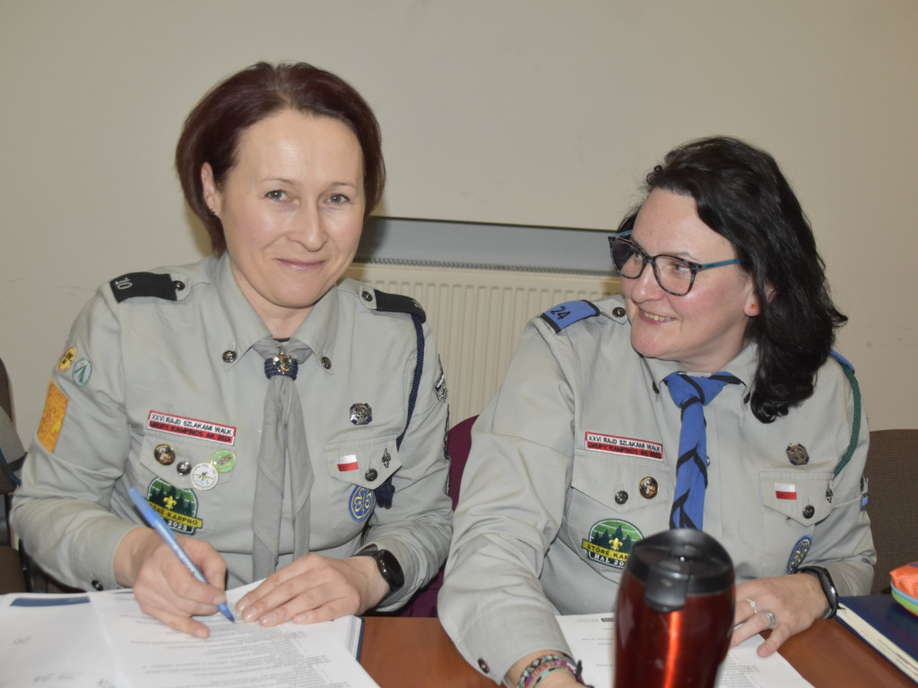 Nowi w  ZHP Jaktorów - komendant i władze