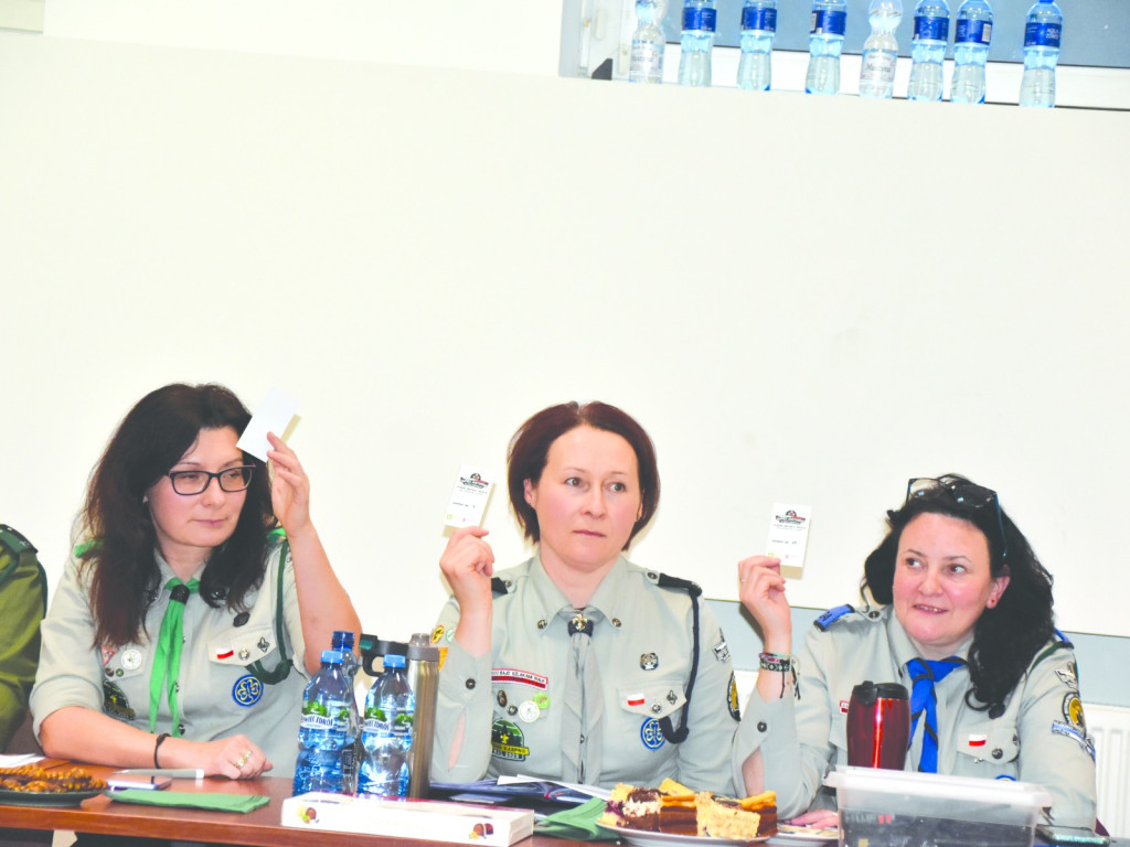 Nowi w  ZHP Jaktorów - komendant i władze