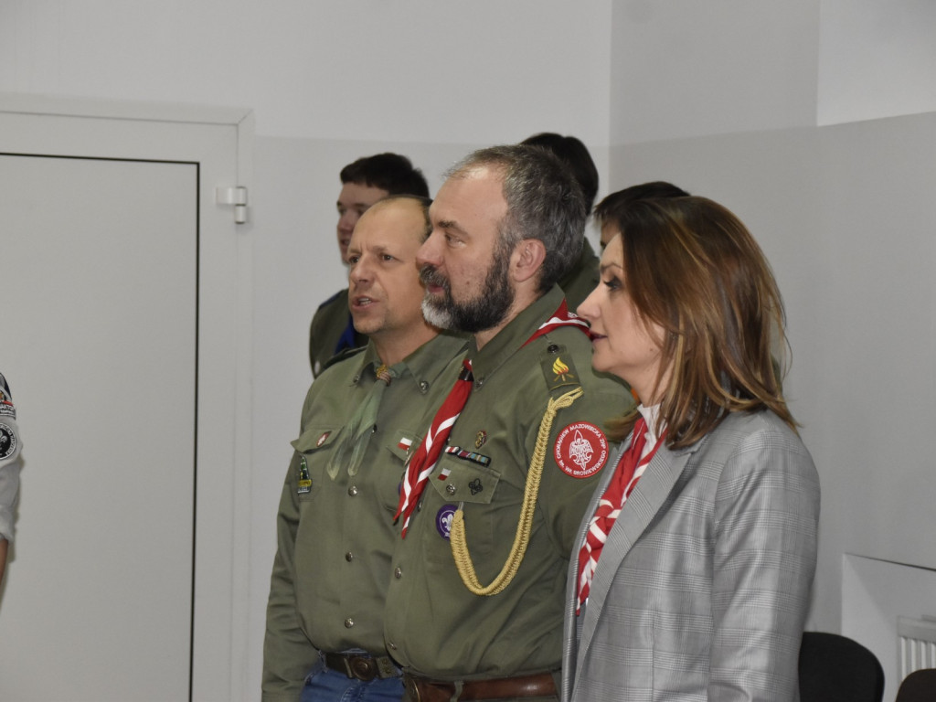 Nowi w  ZHP Jaktorów - komendant i władze