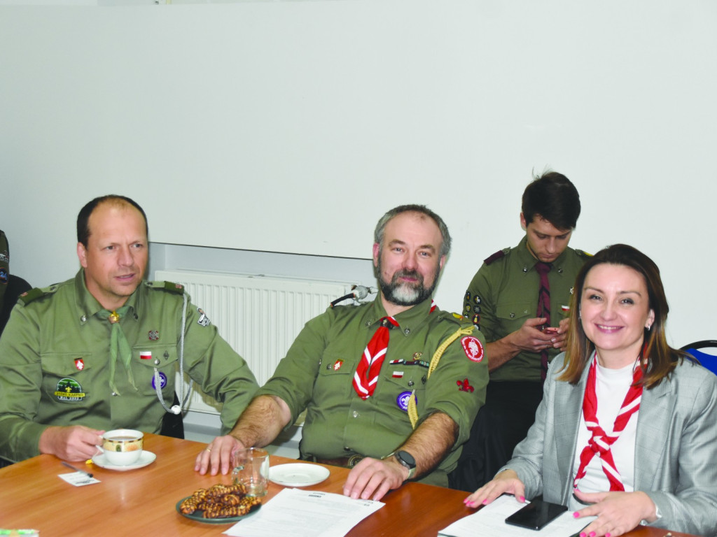 Nowi w  ZHP Jaktorów - komendant i władze
