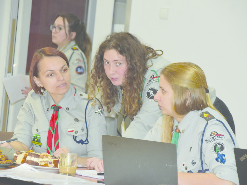 Nowi w  ZHP Jaktorów - komendant i władze