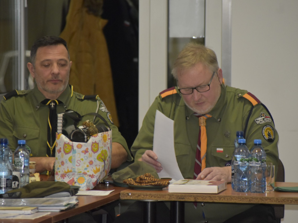 Nowi w  ZHP Jaktorów - komendant i władze