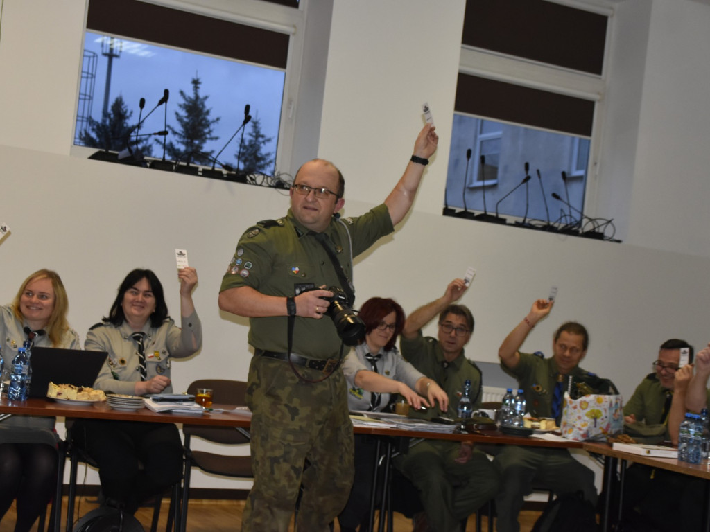Nowi w  ZHP Jaktorów - komendant i władze