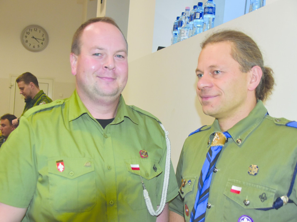 Nowi w  ZHP Jaktorów - komendant i władze
