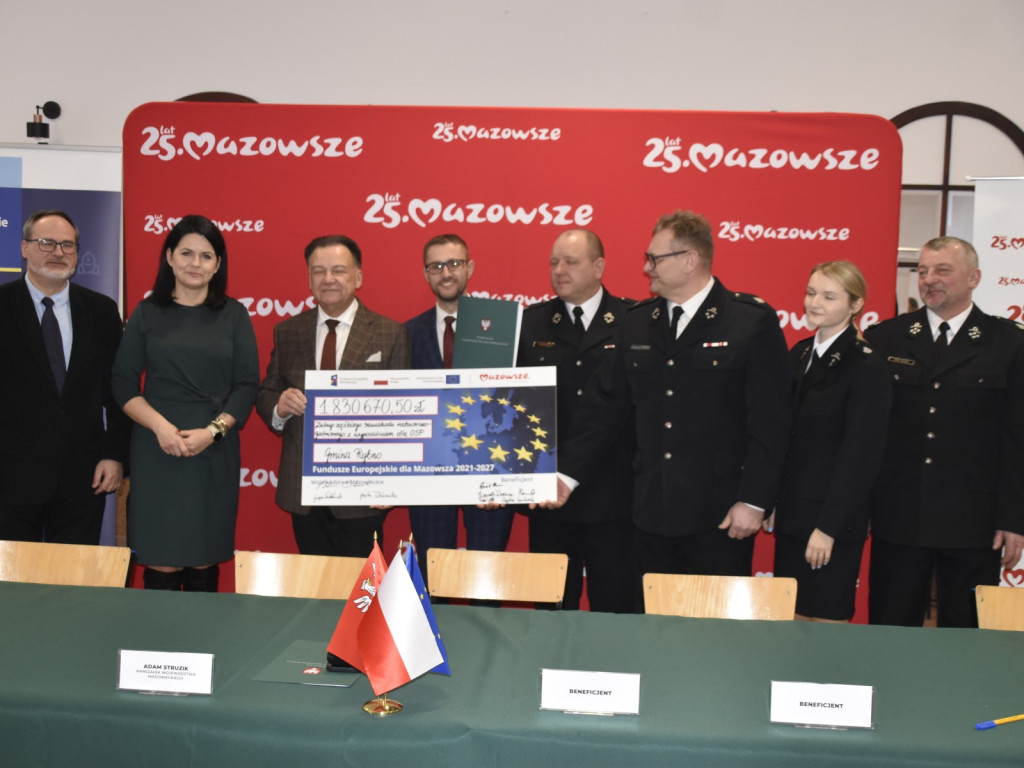 Mazowsze - 188 wozów pożarniczych ze wsparciem UE, też dla naszych strażaków