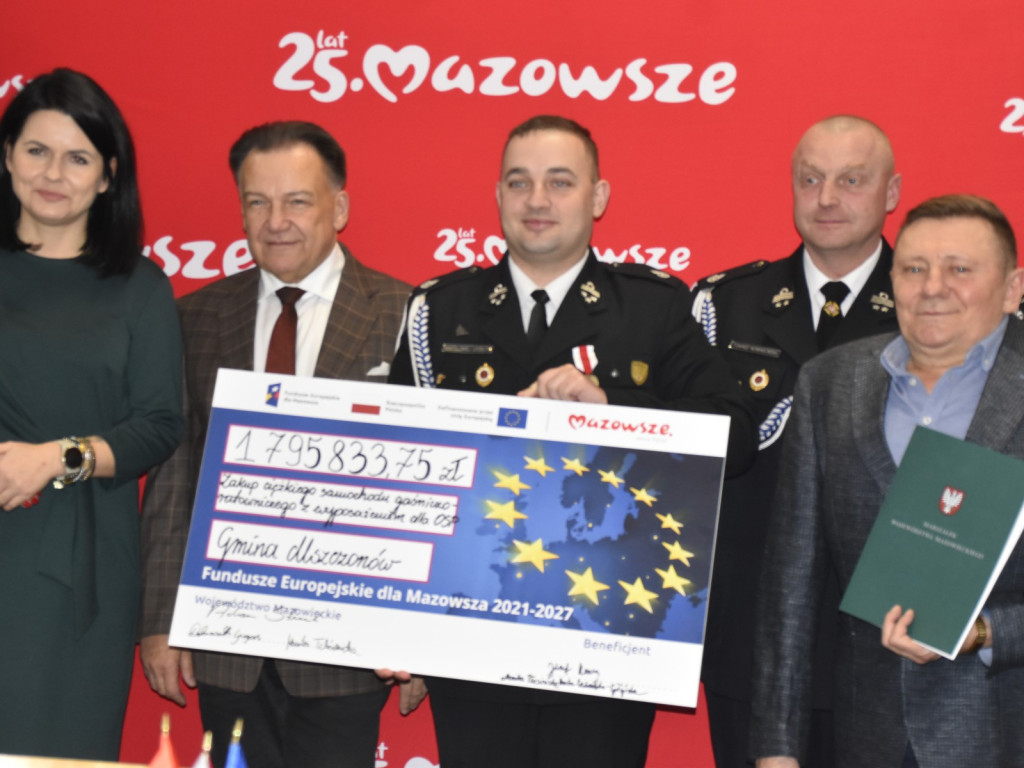 Mazowsze - 188 wozów pożarniczych ze wsparciem UE, też dla naszych strażaków
