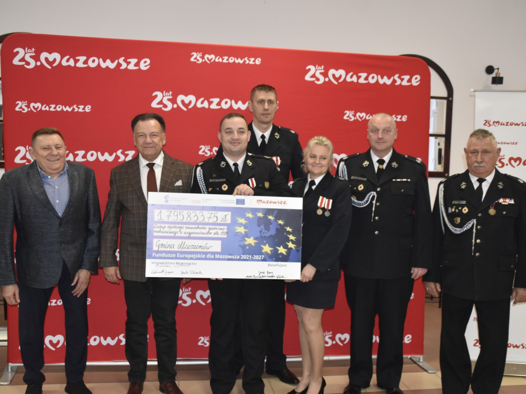 Mazowsze - 188 wozów pożarniczych ze wsparciem UE, też dla naszych strażaków