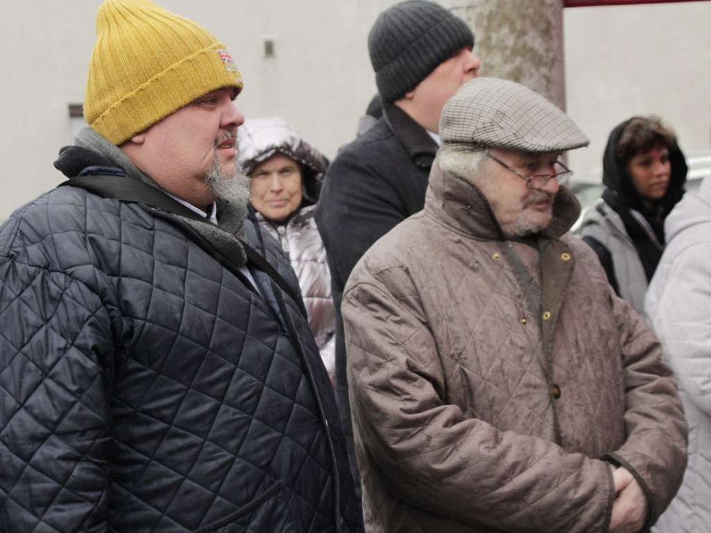 Uroczyste odsłonięcie Macewy Pamięci
