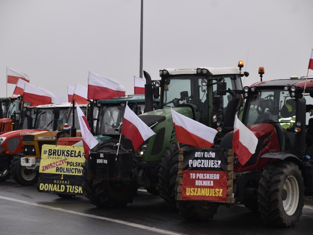Rolnicy na dwa dni zablokowali ronda 