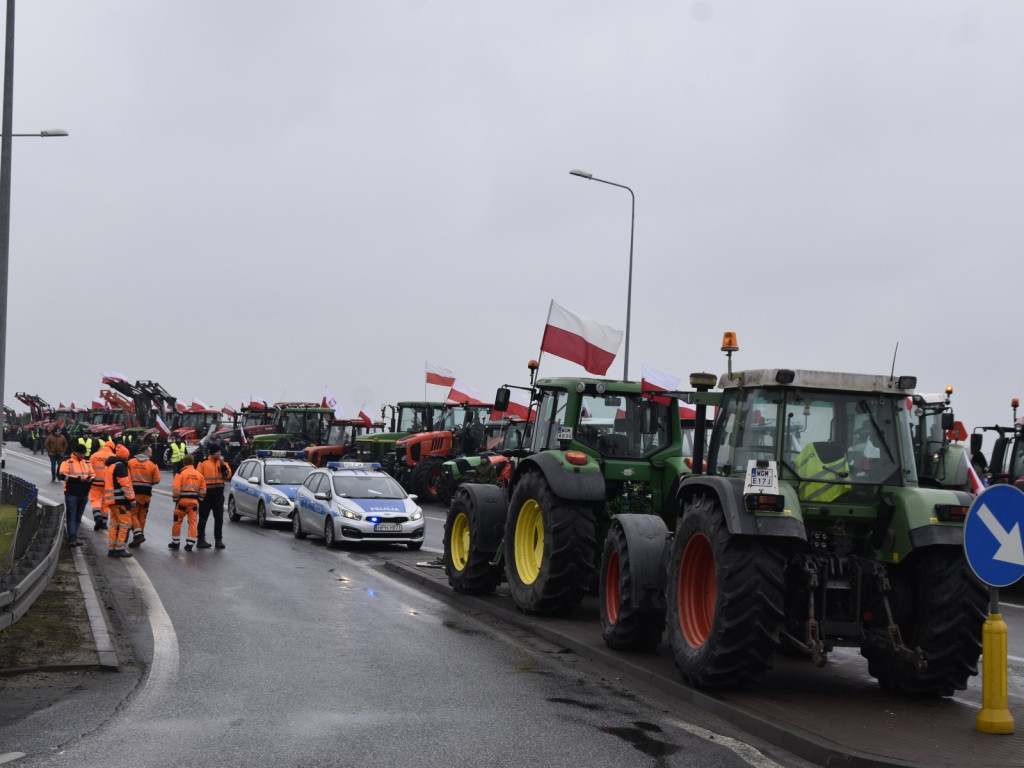 Rolnicy na dwa dni zablokowali ronda 