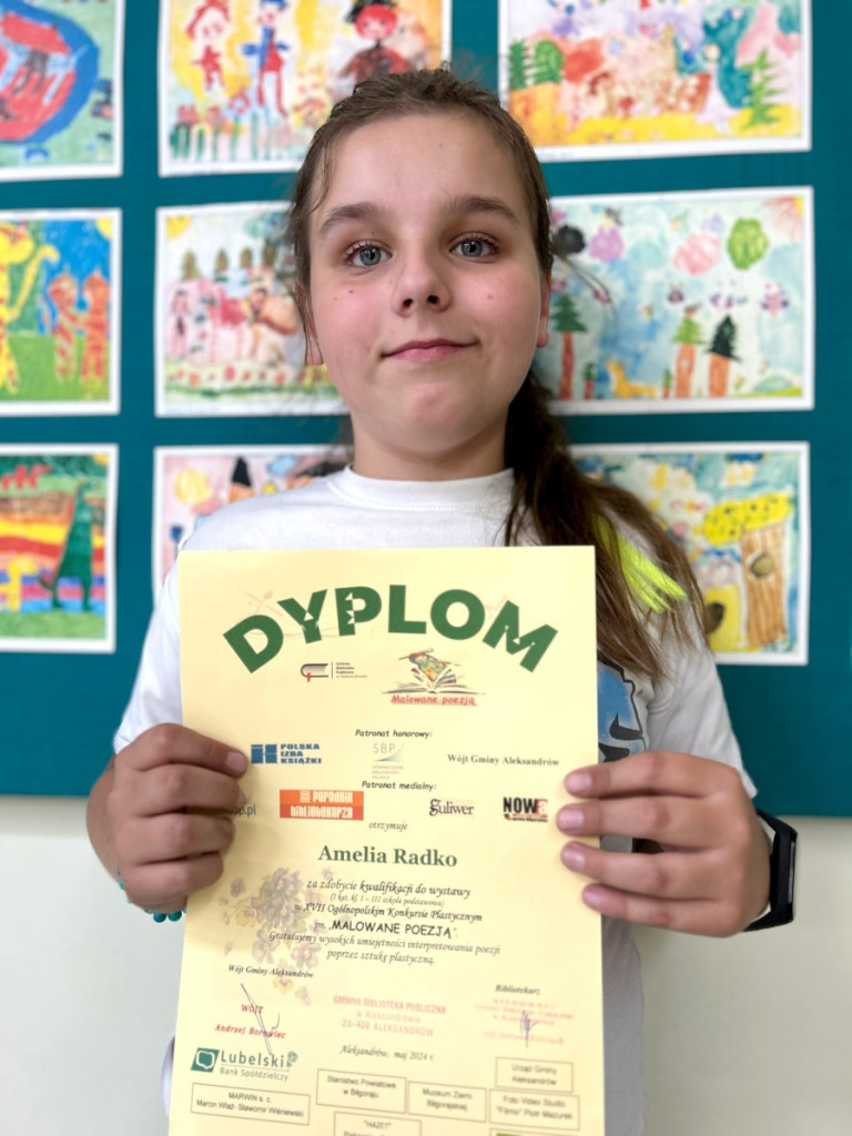 Przepięknie zilustrowały wiersze....