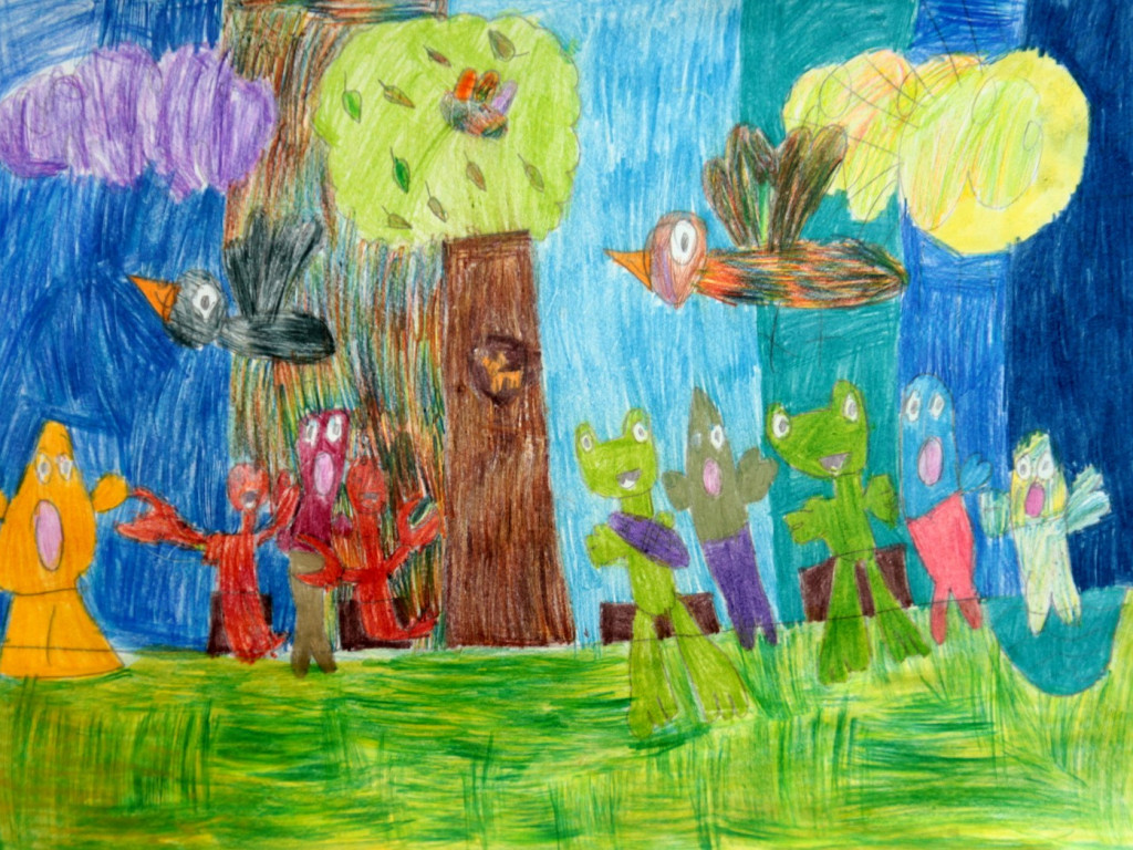 Przepięknie zilustrowały wiersze....