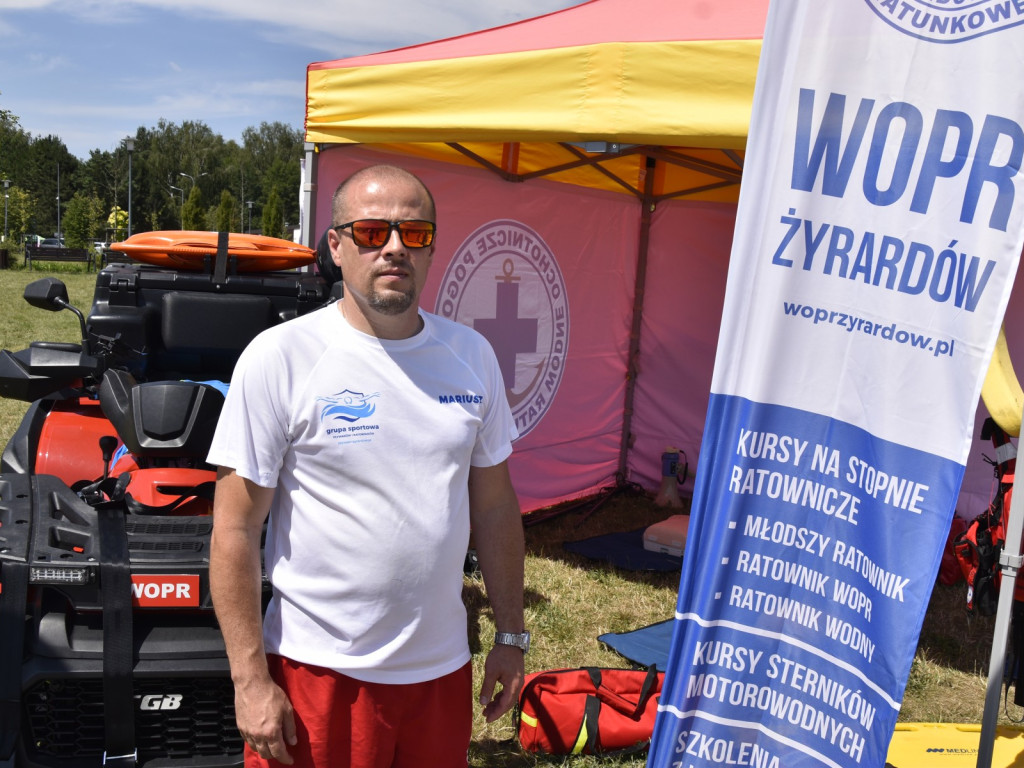 Dzień ratownika na Zalewem Żyrardowskim