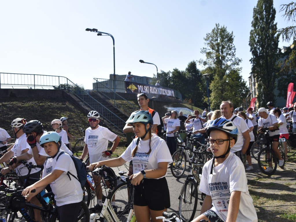 500 osób pojechało w rowerowym festiwalu radości