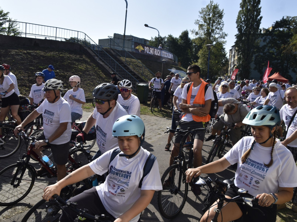 500 osób pojechało w rowerowym festiwalu radości